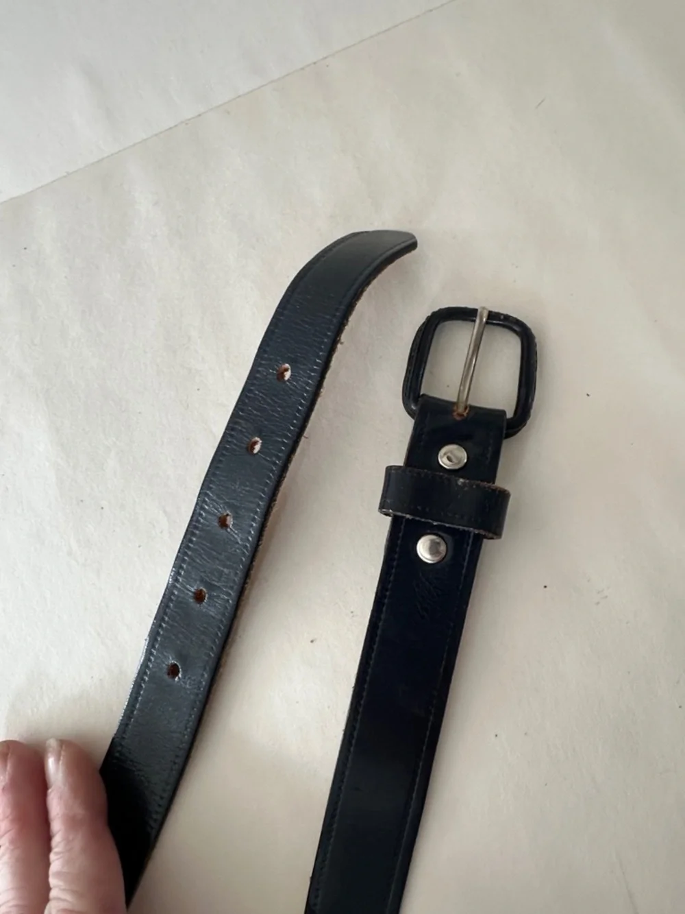 VINTGAE Torino BLACK LEATHER BLET 34